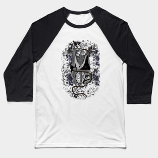 Chrome Dragon and Chains Baseball T-Shirt